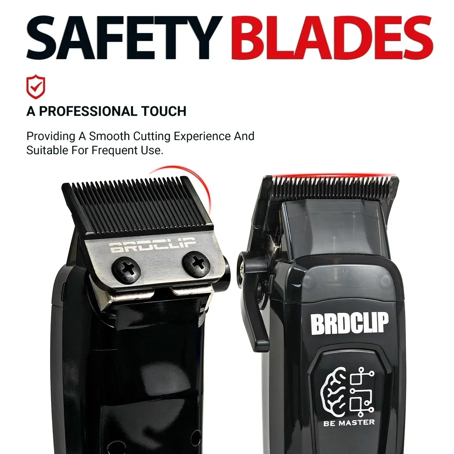 BRD 106 617 609 Professional Electric Hair Clipper Hair Trimmer DLC Blade with Base 7500RPM 7000RPM Barber Set BRDCLIP