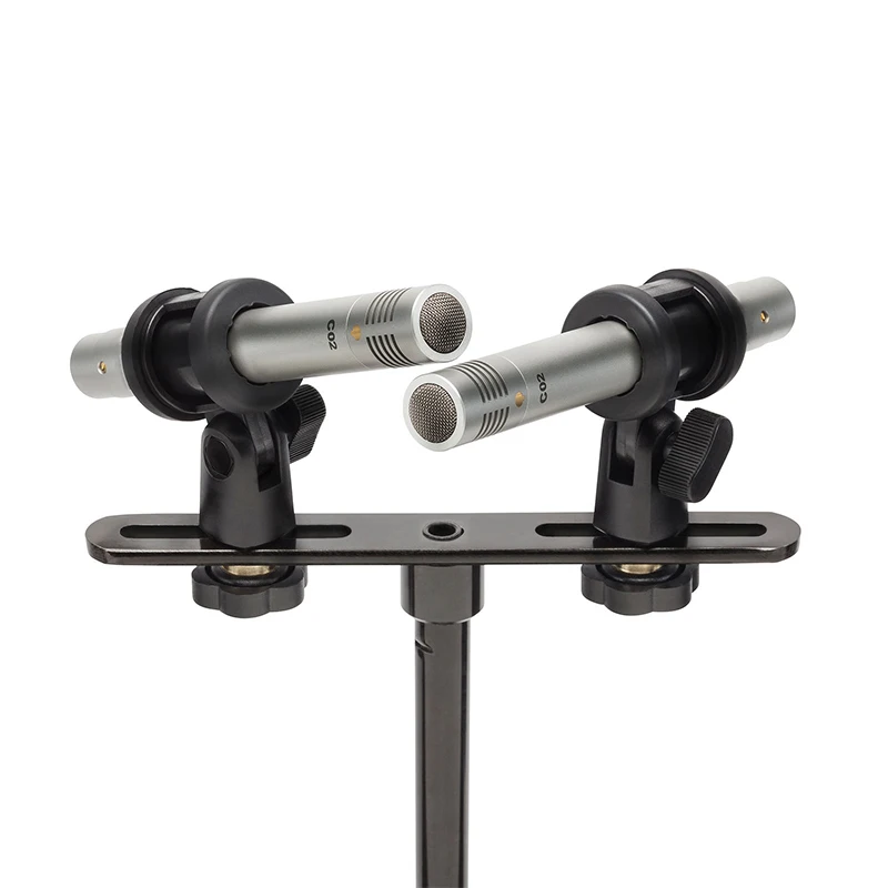 C02 Condenser Small-Diaphragm Suspension Microphone Pencil Type Mic with Shockproof Clip Piano Recording C02 Audio Instrument
