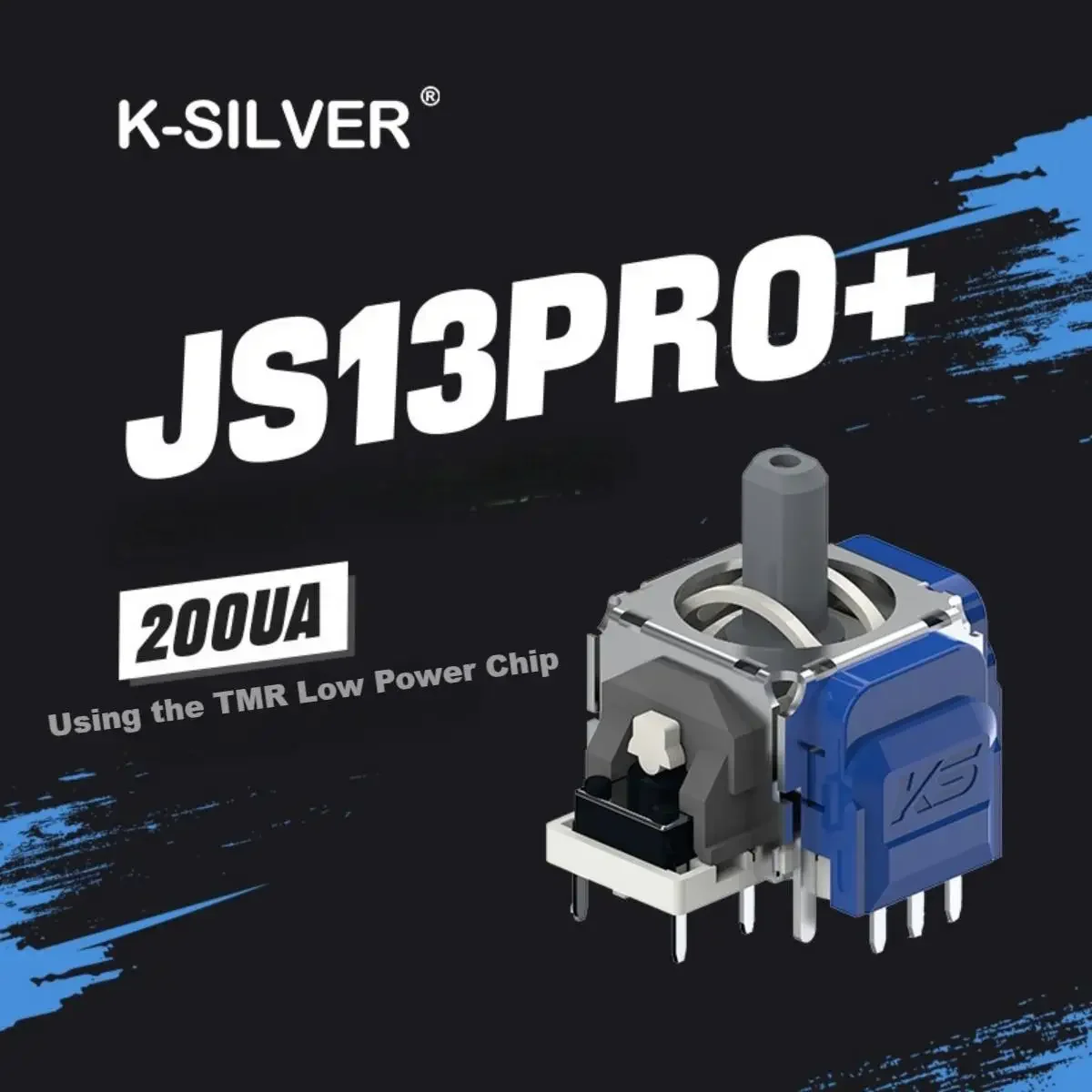 10/20PCS K-SILVER JS13 Pro+ TMR Electromagnetic Joystick For PS5 Gamepad 3D Analog Replacement Thumb Stick For XBOX Controller