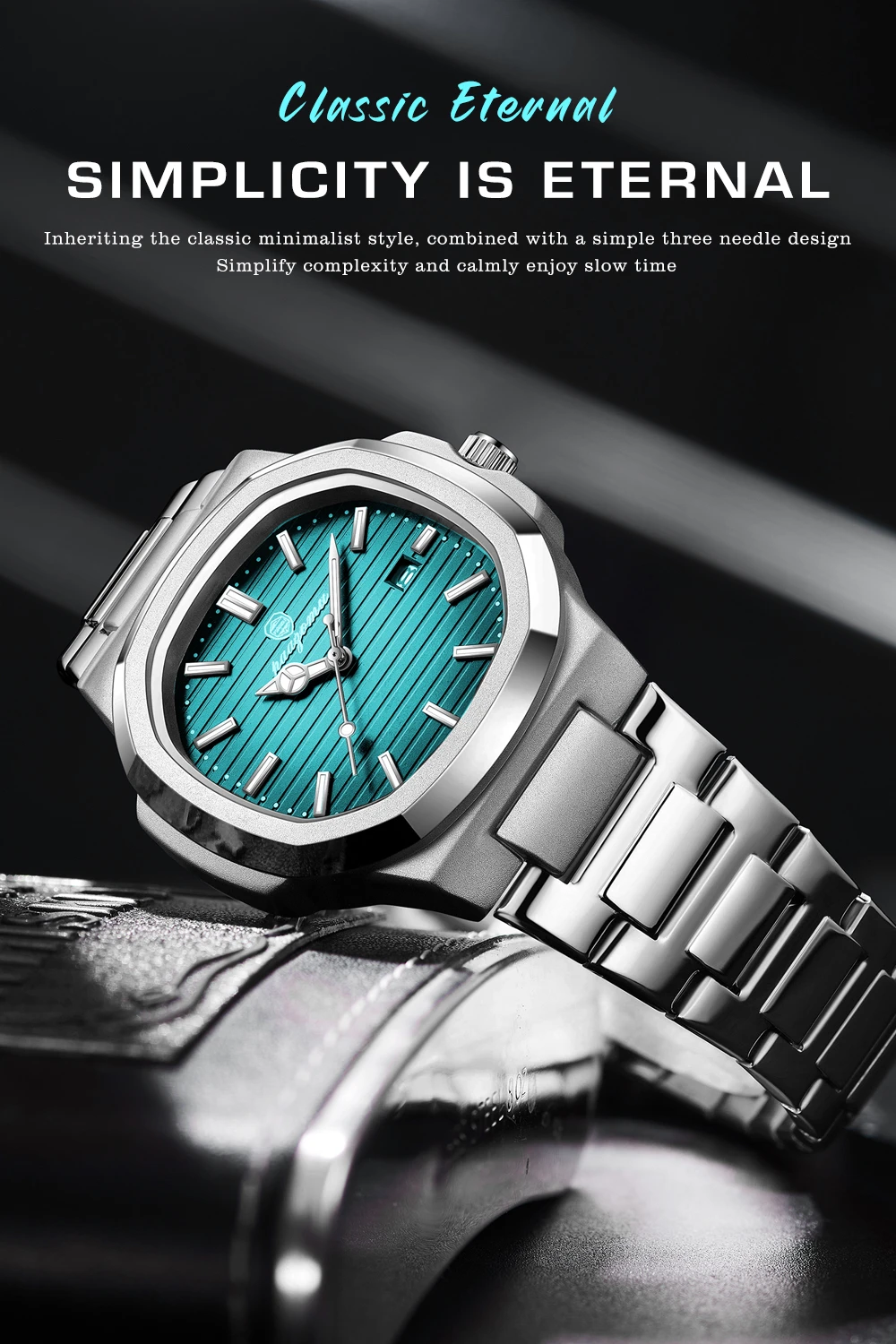 PAAZOMU Top Luxury Brand Man Watch Sports Waterproof Luminous Date Men Wristwatch Square Dial Quartz Men's Watches High Quality