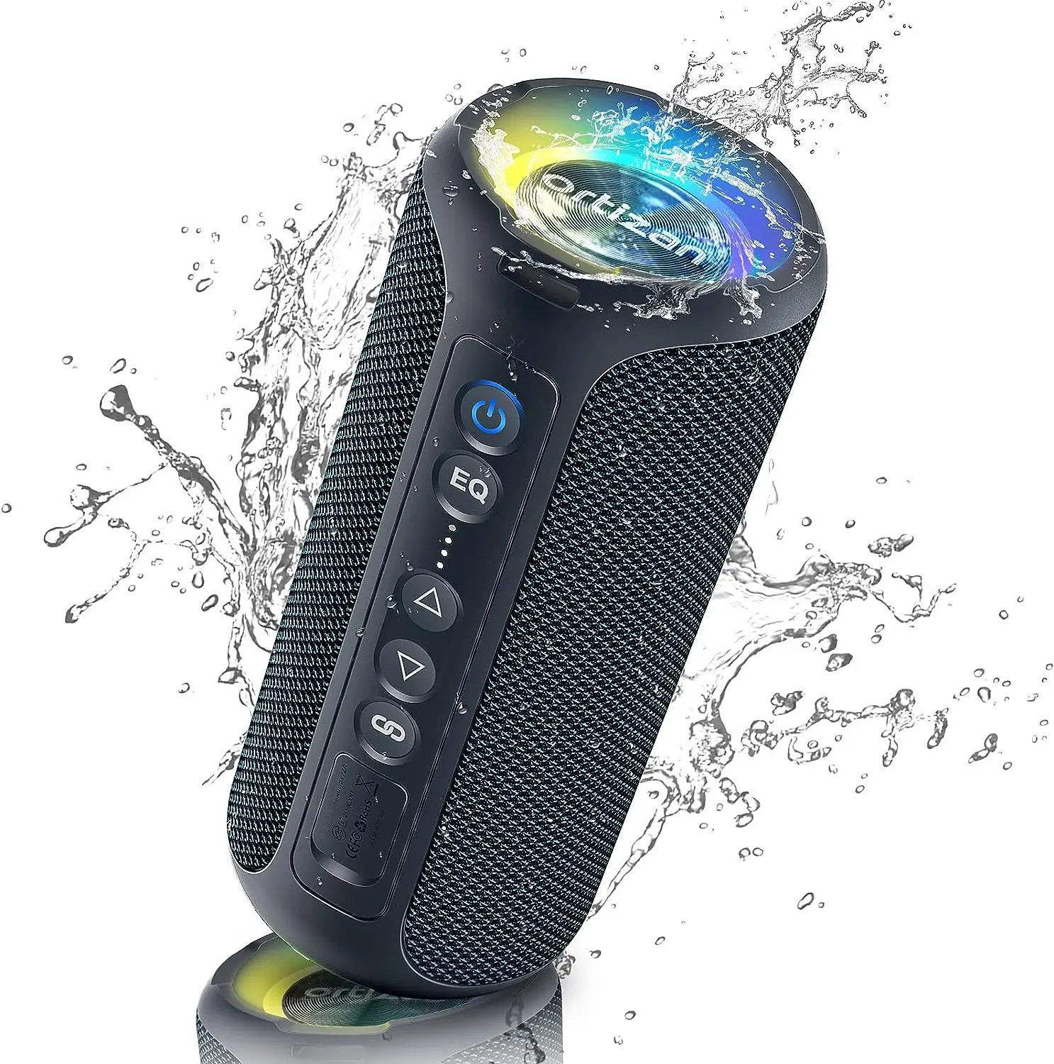 Ortizan X8 Pro Waterproof Bluetooth Speaker Portable Powerful Sound Box Bass Boost Dual Pairing True Wireless Speaker TF/AUX in