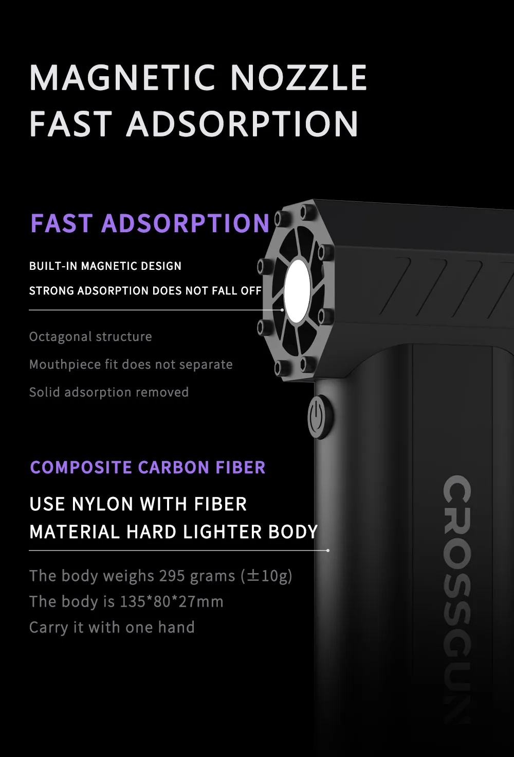 CROSSGUN New Jet Fan Strong Portable Power Handheld Dust Elimination Computer Hurricane Storm Source Turbo Jetfan LED X6 Pro
