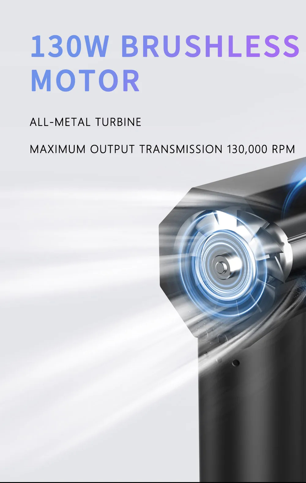 CROSSGUN New Jet Fan Strong Portable Power Handheld Dust Elimination Computer Hurricane Storm Source Turbo Jetfan LED X6 Pro