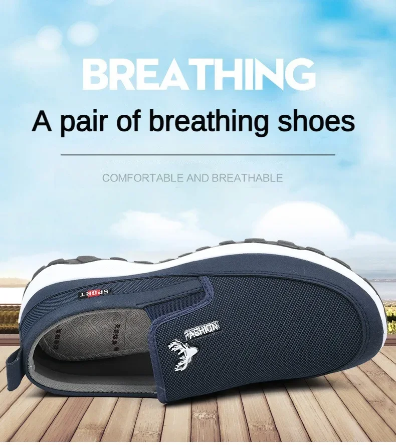 Men Running Hiking Sneakers Breathable Orthopedic Travel Plimsolls Slip On Comfortable for Outdoor Activity Hiking Walking