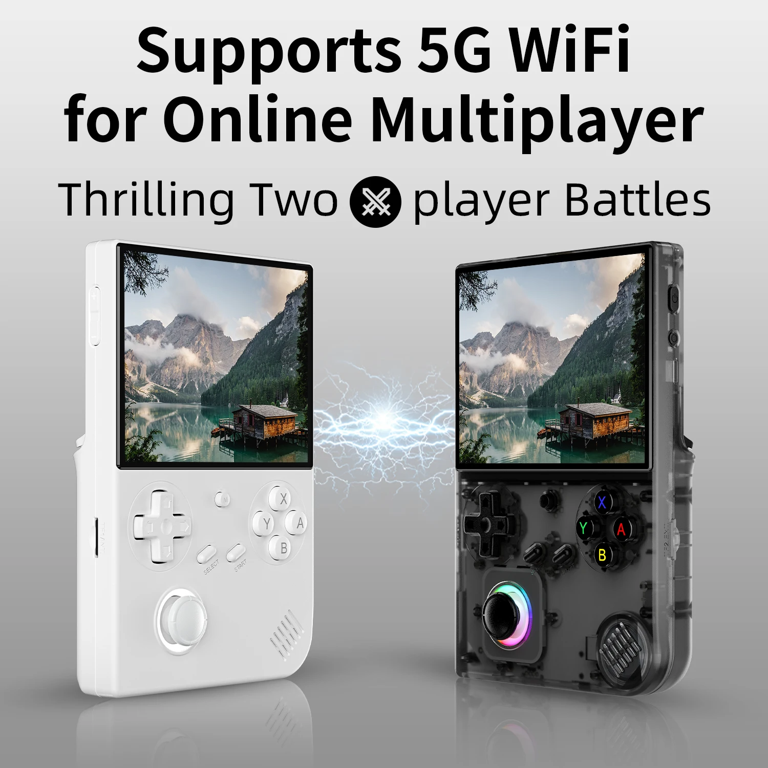 ANBERNIC RG40XXV 64-bit Linux Retro Portable Gaming Console 4.0-inch IPS Screen Supports 5G WiFi Bluetooth Support HD Output