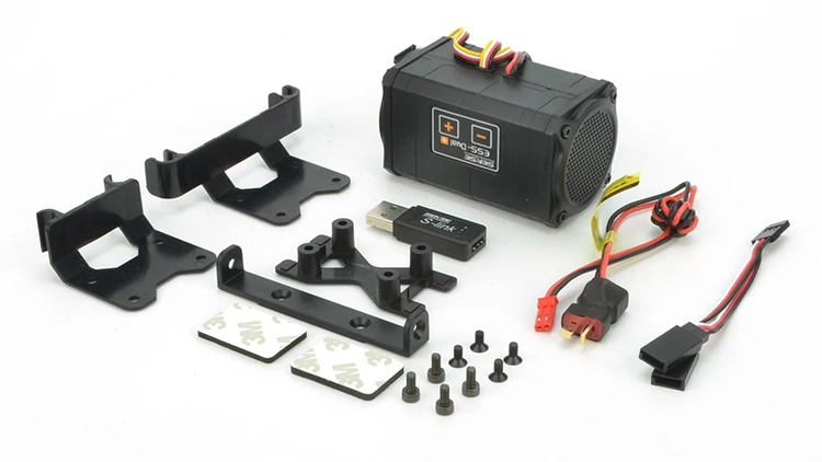 SENSE ESS-DUAL 2 Speakers Engine Sound Simulator for RC Model Car Crawler Buggy Dirft Racing Modification Accessories SCX10