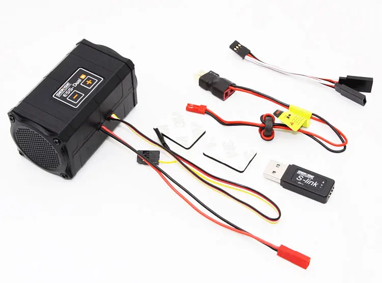 SENSE ESS-DUAL 2 Speakers Engine Sound Simulator for RC Model Car Crawler Buggy Dirft Racing Modification Accessories SCX10
