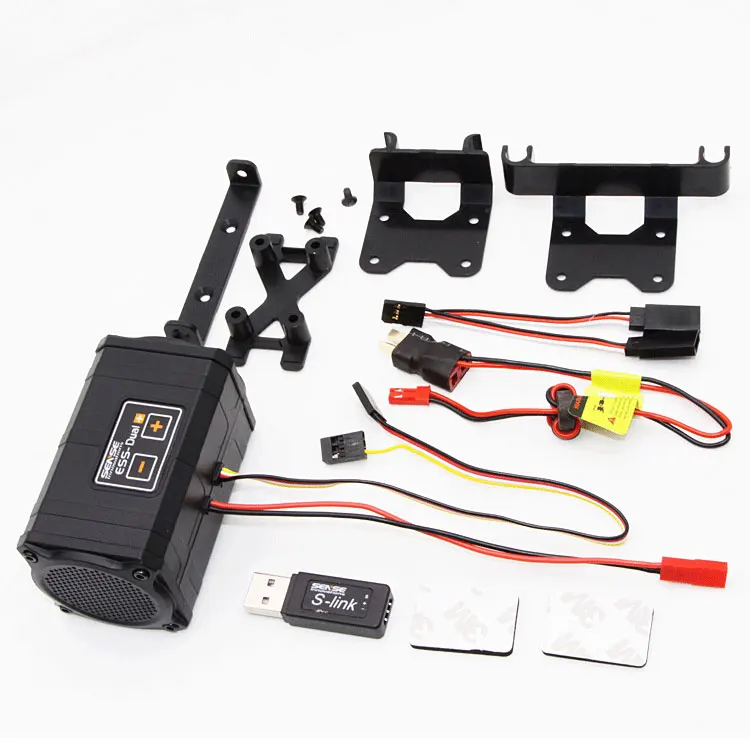 SENSE ESS-DUAL 2 Speakers Engine Sound Simulator for RC Model Car Crawler Buggy Dirft Racing Modification Accessories SCX10