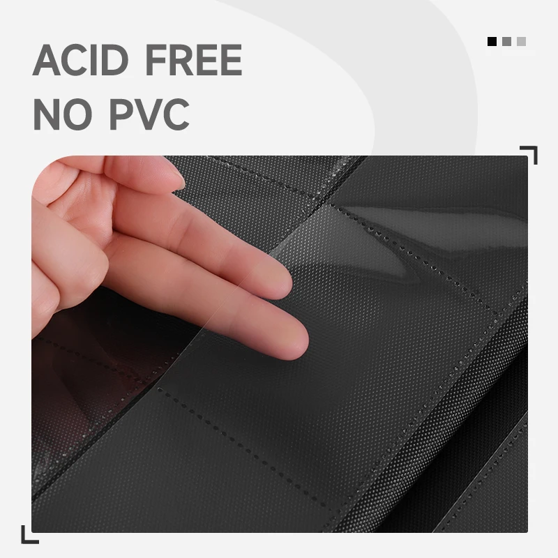 9/12 Pocket Zipper Card Binder, Trading card album, Durable Side Loading Card for mtg tcg for football