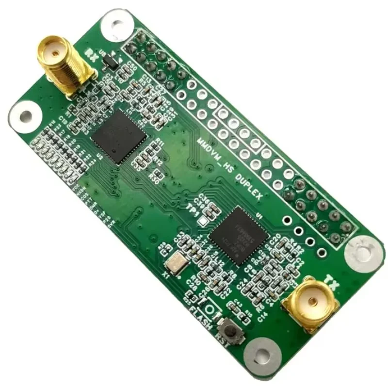 New Version MMDVM HS Dual Duplex Hotspot Board Support P25 DMR NXDN With OLED 2 Antennas + Case For Raspberry pi Pistar