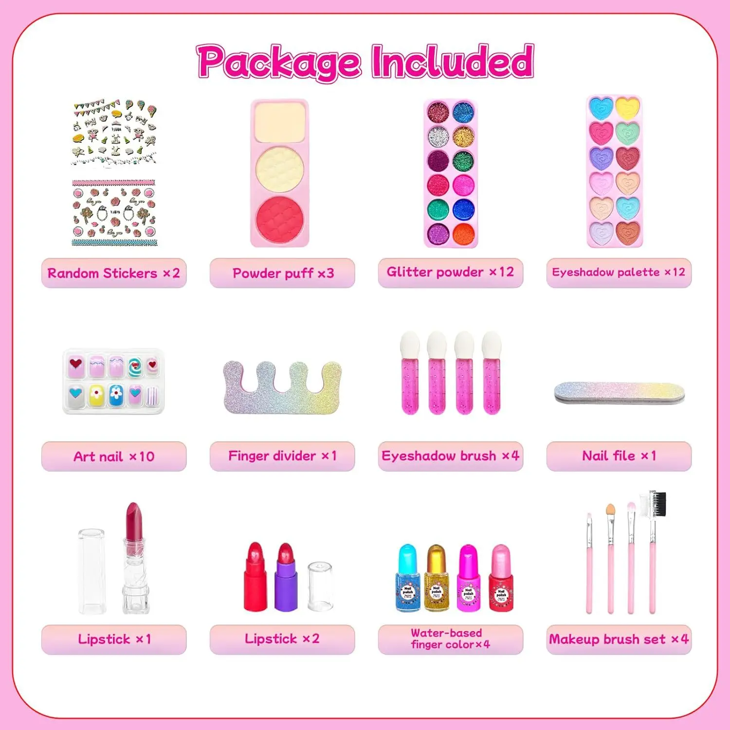 Princess Beauty Makeup Suitcase Children's Cosmetic Toys