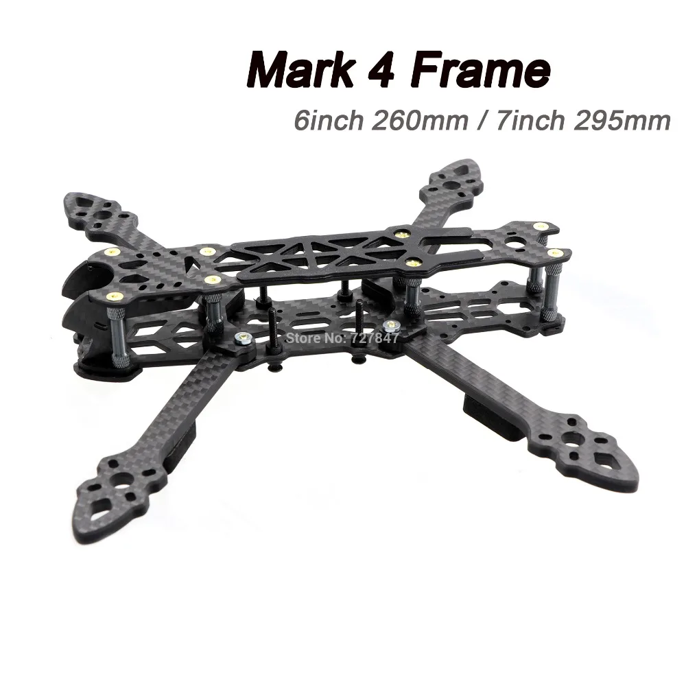 Mark4 5inch FPV Carbon Fiber Frame 225mm Wheelbase 5mm Arm Freestyle Long Range Frame for RC Quadcopter Racing Drone
