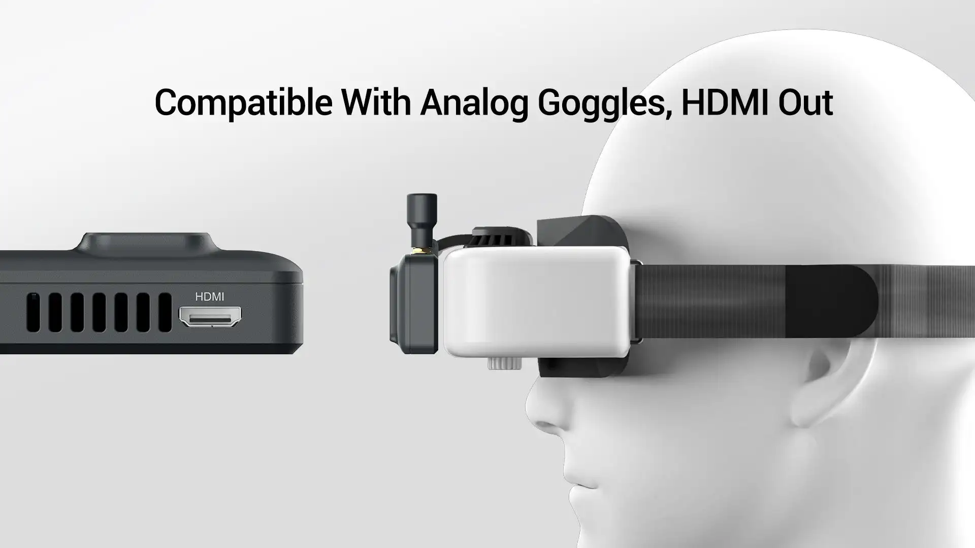 CADDX Walksnail Avatar VRX 10km 4 Antenna HDMI-Compatible 1080P/60FPS HD Pro Kit Dual Antenna Moonlight Kit for FPV Low Latency