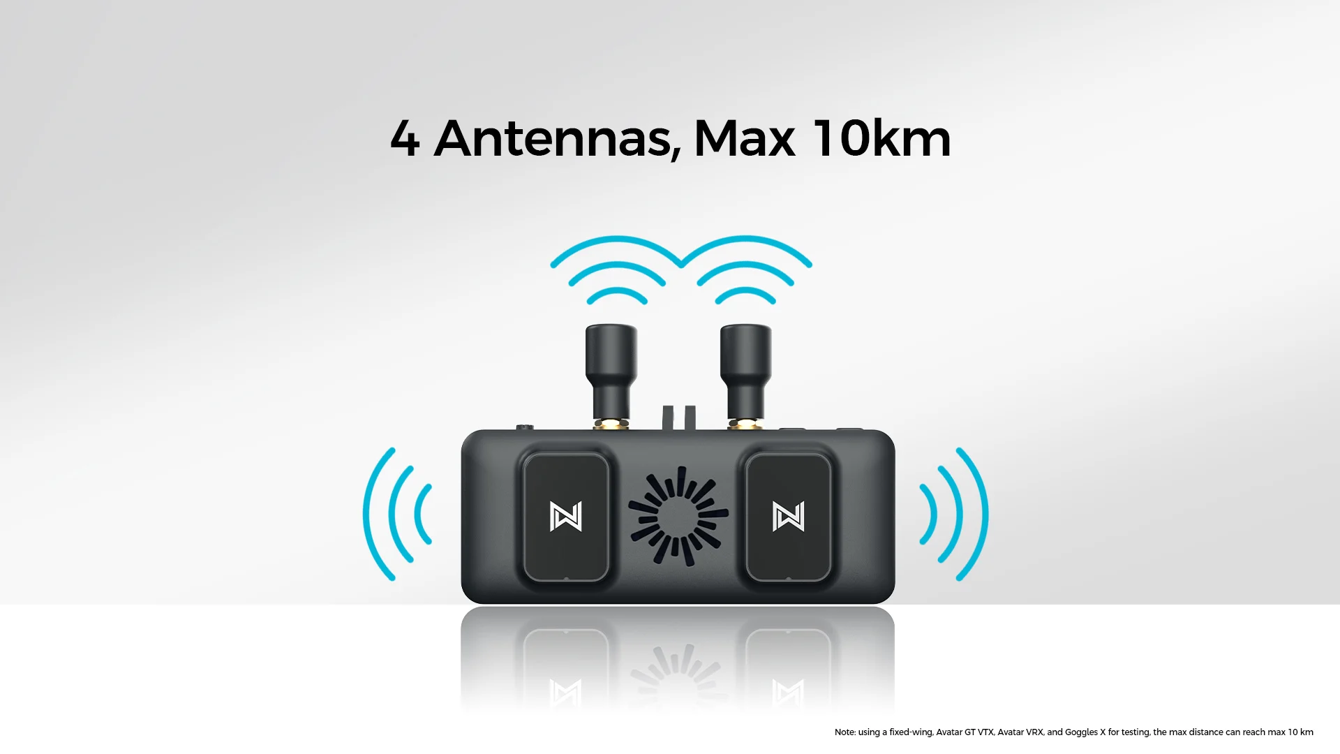 CADDX Walksnail Avatar VRX 10km 4 Antenna HDMI-Compatible 1080P/60FPS HD Pro Kit Dual Antenna Moonlight Kit for FPV Low Latency