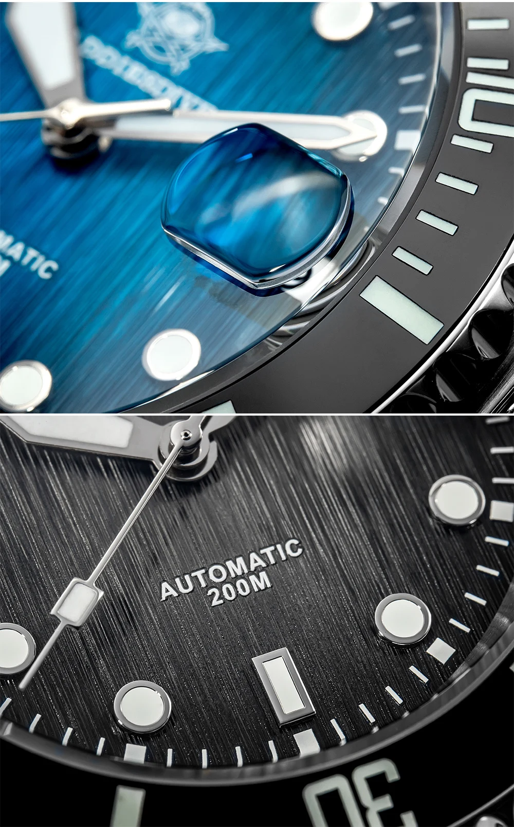 ADDIESDIVE Hot Selling Men's Automatic Watch Sapphire Glass 200m Waterproof Watch BGW9 Night Light Classic Men's Watch AD2536