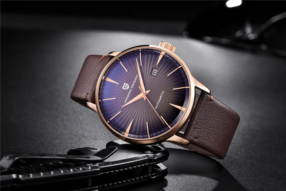 2026 New PAGANI DESIGN Men's Watches Fashion Sports Gold Watch For Men Automatic Mechanical Wristwatches Men Waterproof Leather