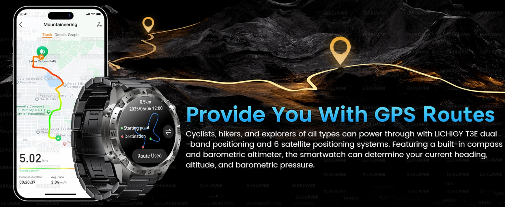 2026New Military Tank GPS SmartWatch Offline Map 10ATM Swim 2GB RAM Music Altitude Compass Bt Call Fitness Sports Smartwatch Men