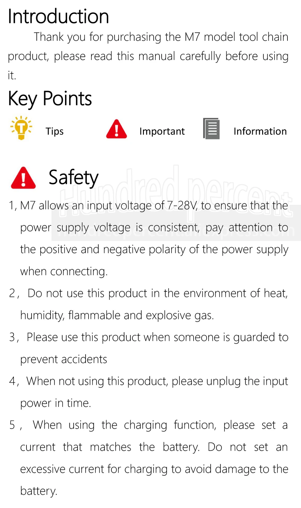 ToolkitRC M7 200W 10A DC Balance Charger Discharger for 1-6S Lipo Battery With Voltage Servo Checker ESC Tester Receiver LCD IPS