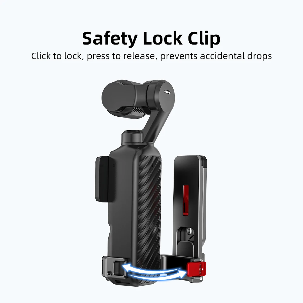 Flymile Metal Mantis Magnetic Tripod for DJI Osmo Pocket 3/4/4P Desktop Stand Selfie Handle Vlog Live Streaming Accessories