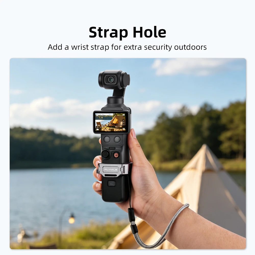 Flymile Metal Mantis Magnetic Tripod for DJI Osmo Pocket 3/4/4P Desktop Stand Selfie Handle Vlog Live Streaming Accessories