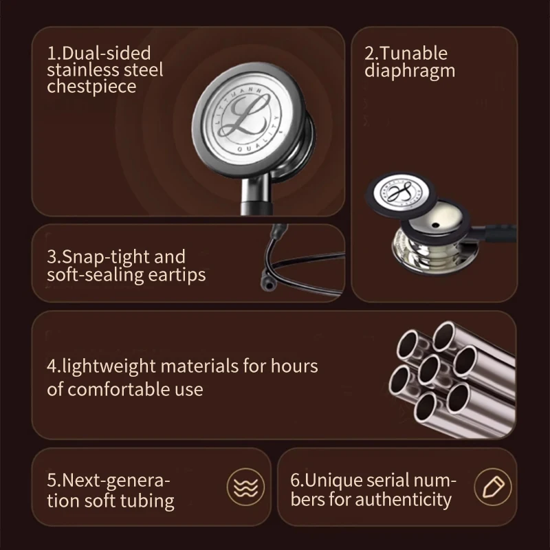 For Littmann Classic III Stethoscope Littmann Stethoscope Dual Sided Medical Stethoscope For Nurse Doctor Health Care