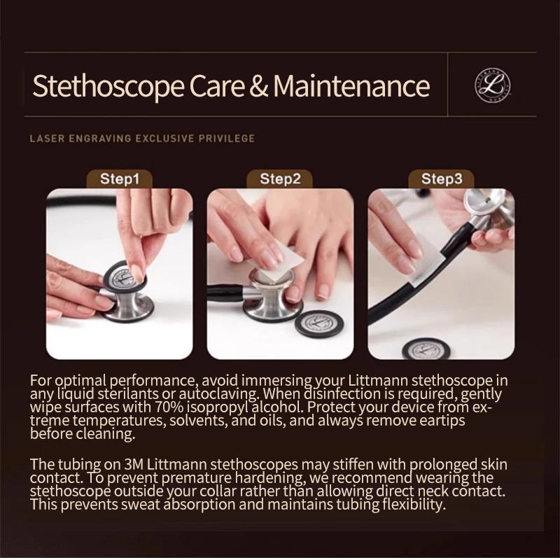 For Littmann Classic III Stethoscope Littmann Stethoscope Dual Sided Medical Stethoscope For Nurse Doctor Health Care