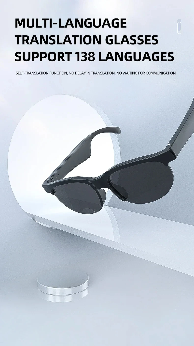 OnePlus AI Smart GlassesTranslation Listening To Music Bluetooth Conversation Recording Smart Sunglasses for Men Women 2026 New