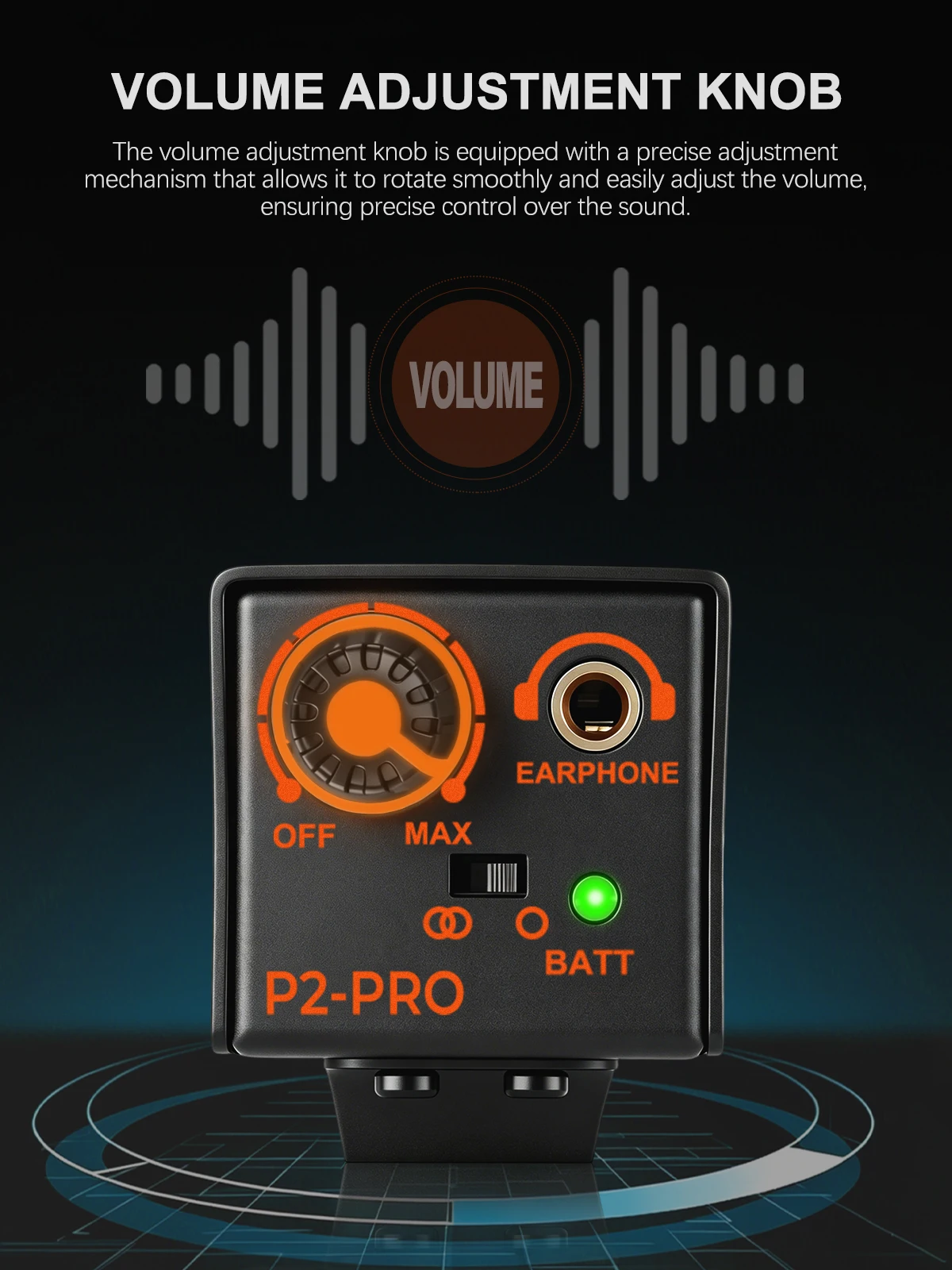 Stereo/Mona IEM Ultra-compact Personal In-Ear Monitor Amplifier, Rechargeable, All-Metal, Suitable for Outdoor DJ Performances