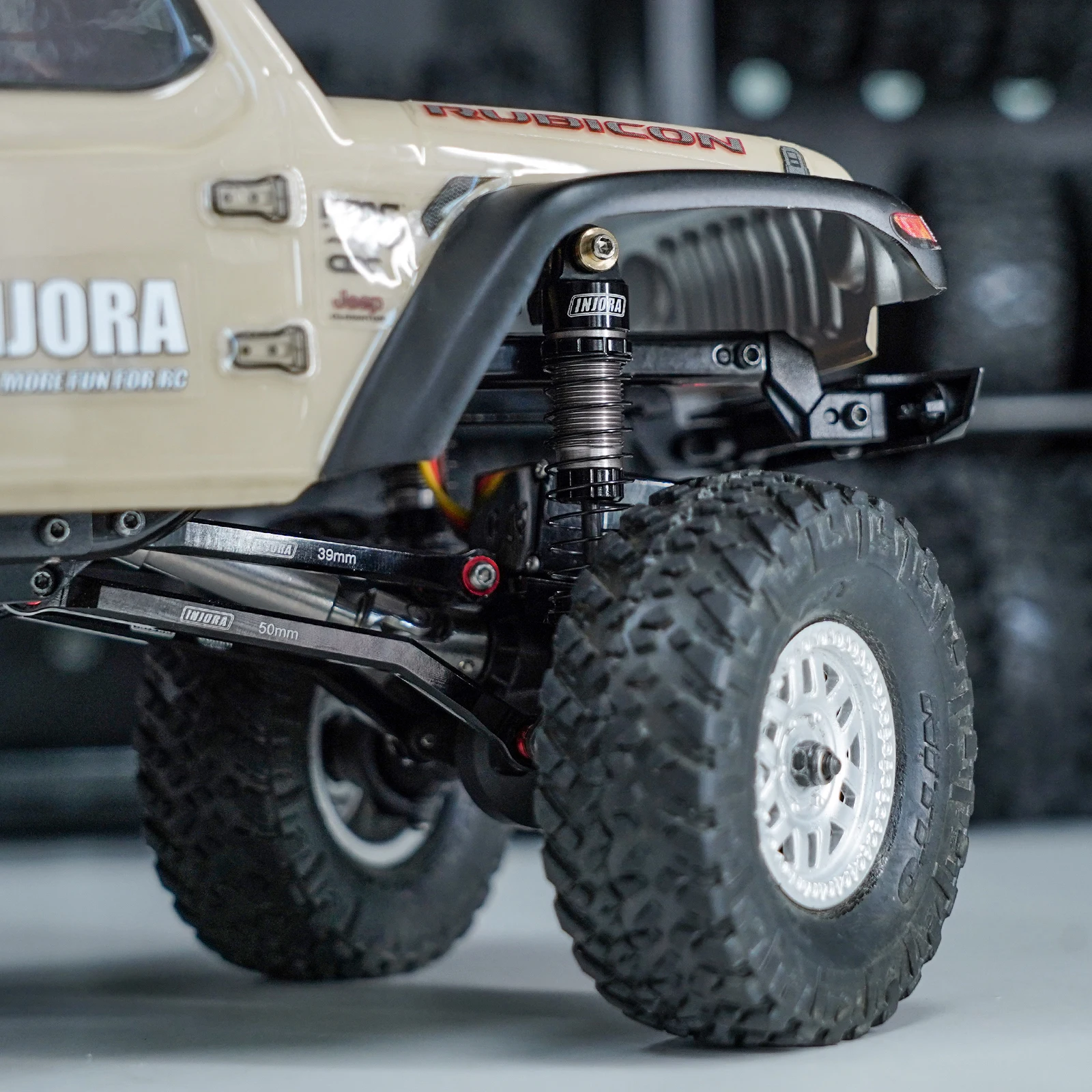 INJORA 36mm 40mm Big Bore Oil Shock Absorber for 1/24 RC Crawler SCX24 FCX24M