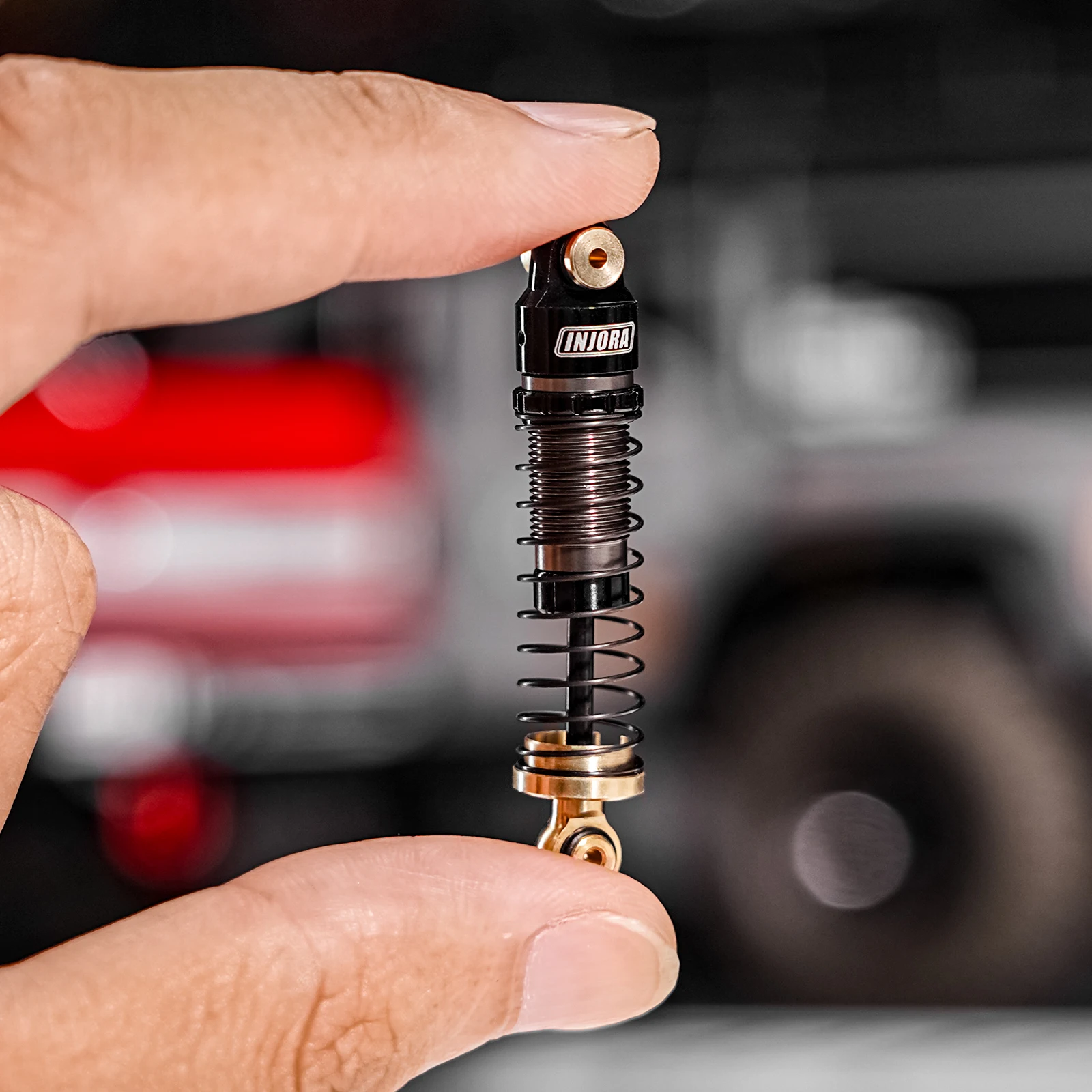 INJORA 36mm 40mm Big Bore Oil Shock Absorber for 1/24 RC Crawler SCX24 FCX24M