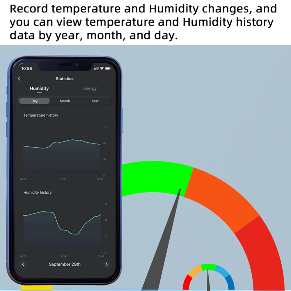 Tuya Wifi Smart Temperature Humidity Switch Monitoring Electricity Statistics Relay Timing Intelligent Thermostat Probe Sensor
