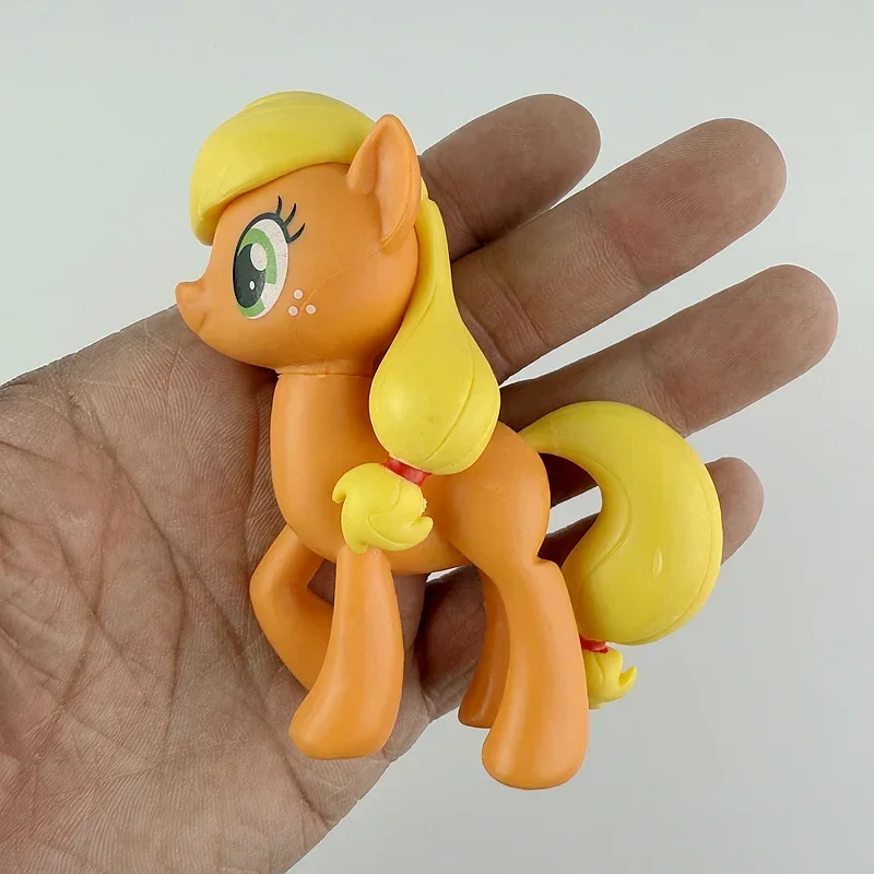 6pcs My Little Pony Action Figures Toy 8cm Cartoon Anime Twilight Sparkle Model Doll Room Decoration Birthday Gift for Children