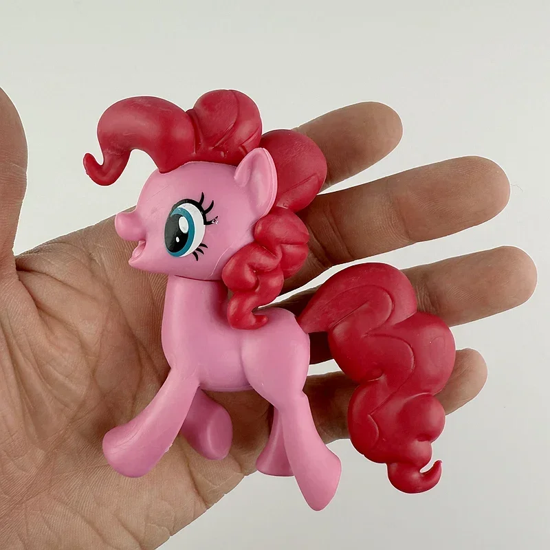 6pcs My Little Pony Action Figures Toy 8cm Cartoon Anime Twilight Sparkle Model Doll Room Decoration Birthday Gift for Children
