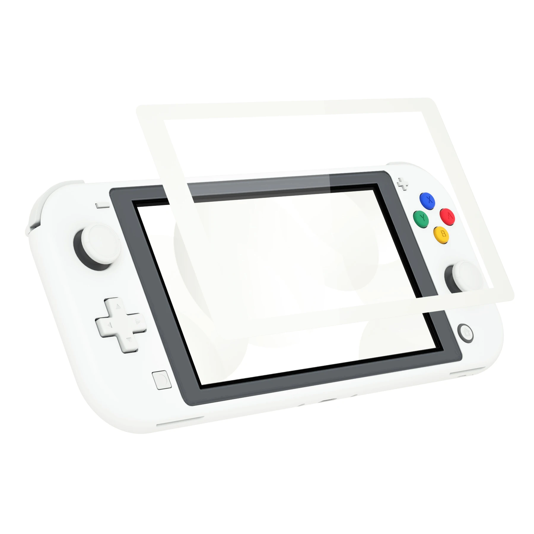 eXtremeRate DIY Replacement Shell Housing Case Cover with Screen Protector for NS Switch Lite - Single Series