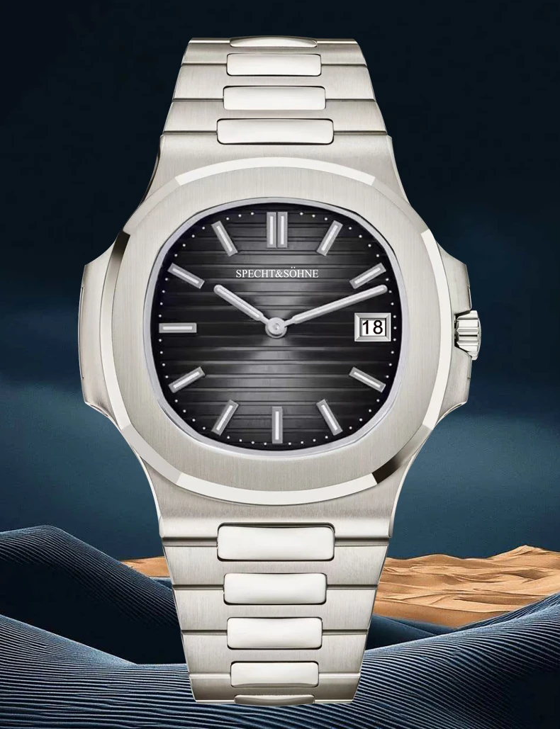 Specht & Söhne New Arrivals Mens Watch Rose Gold 5711 Classic Sports Watches Ultrathin Stainless Steel Sapphire 50M Waterproof