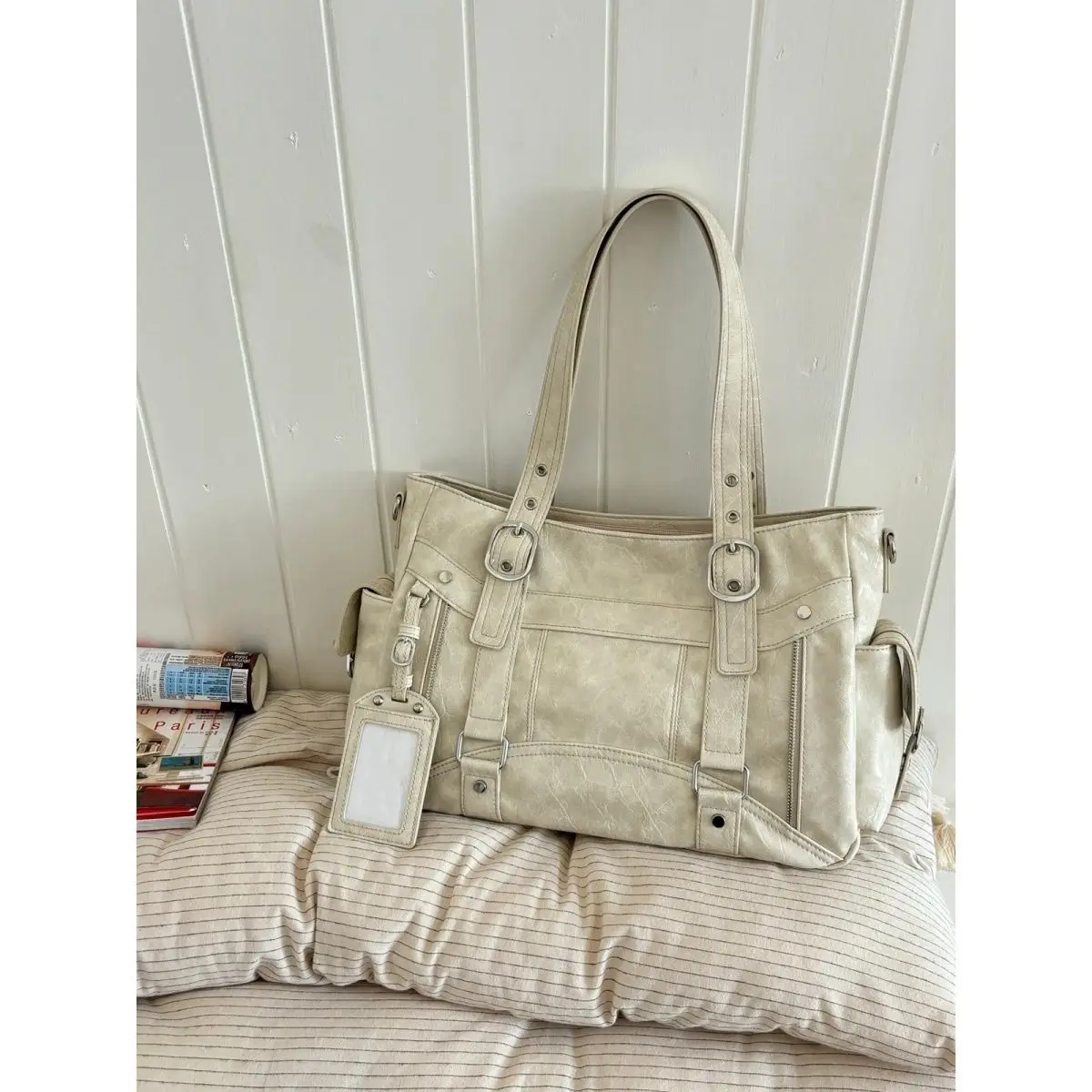 JIAERDI Sweet Cool Hot Girl Underarm Bag Ladies Leather Square Large Capacity Tote Bag Women Harajuku Luxe Crossbody Bag Y2k
