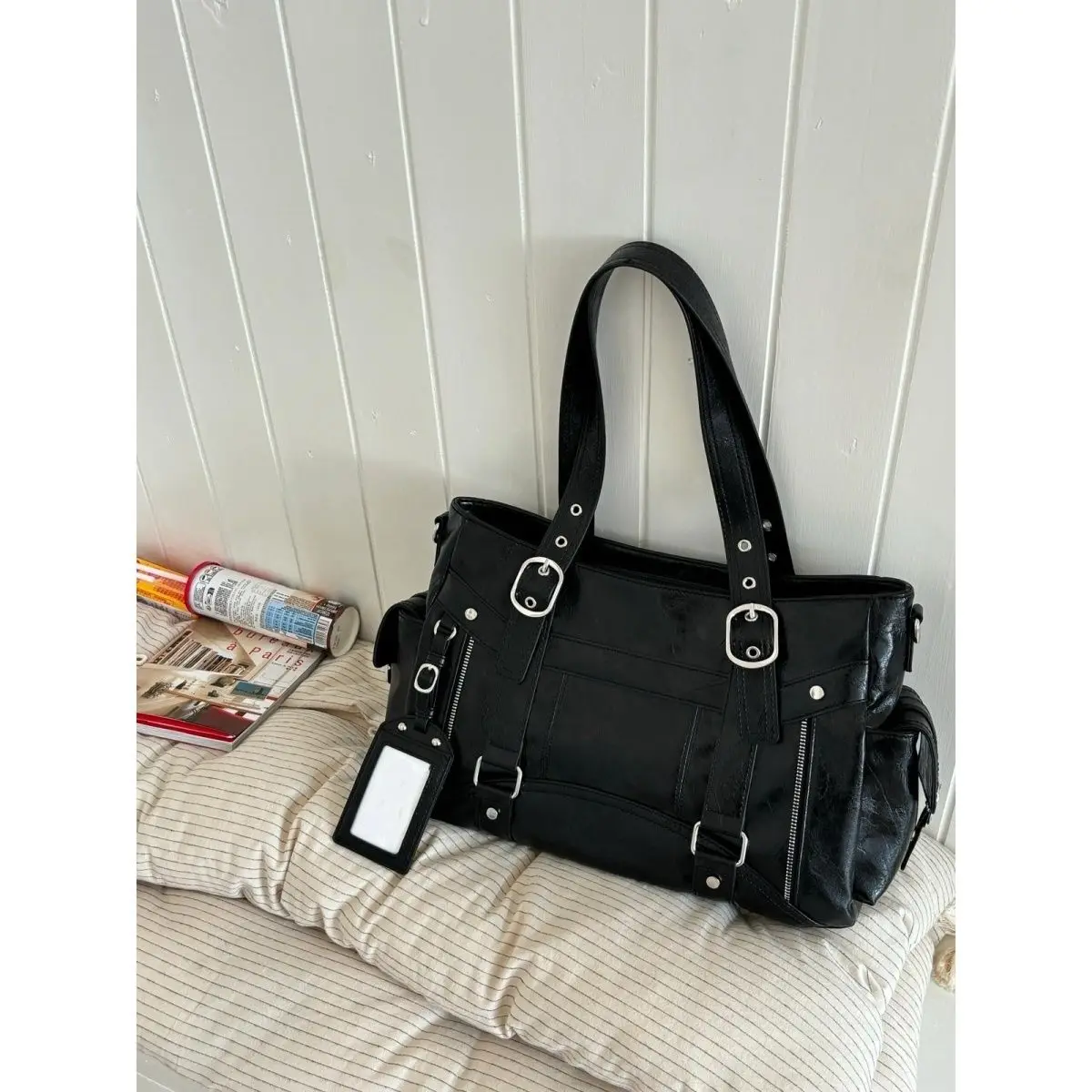 JIAERDI Sweet Cool Hot Girl Underarm Bag Ladies Leather Square Large Capacity Tote Bag Women Harajuku Luxe Crossbody Bag Y2k