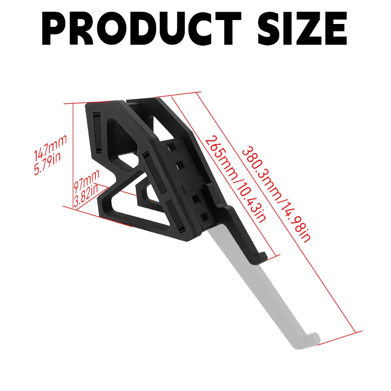 DIY Wall Mount Bracket For Lego Republican Assault Crossesr 75367 Building block Wall Display Bracket