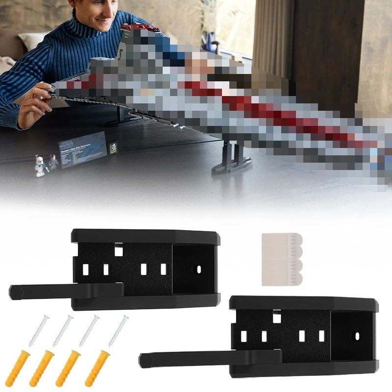 DIY Wall Mount Bracket For Lego Republican Assault Crossesr 75367 Building block Wall Display Bracket