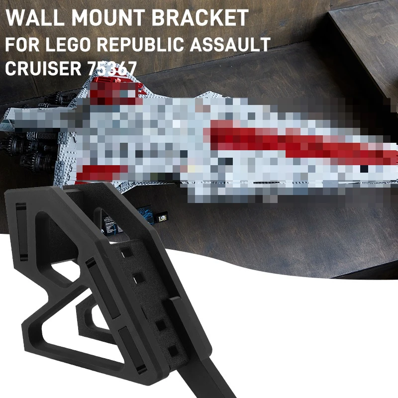 DIY Wall Mount Bracket For Lego Republican Assault Crossesr 75367 Building block Wall Display Bracket