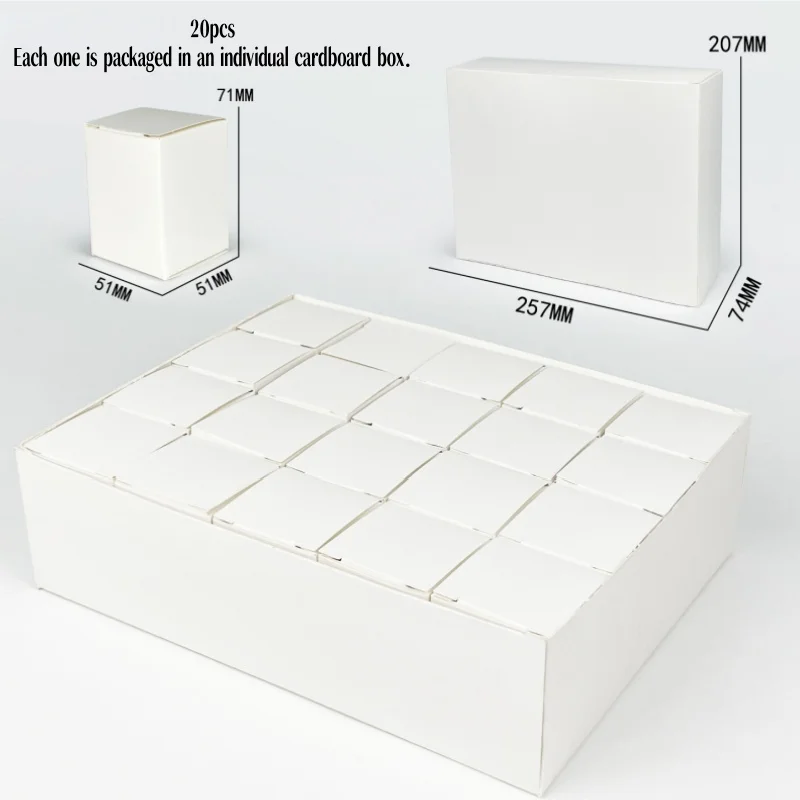 20 Pack Dustproof Display Boxes for Lego Minifigures Single Minifigure Storage Case for Collectors Black