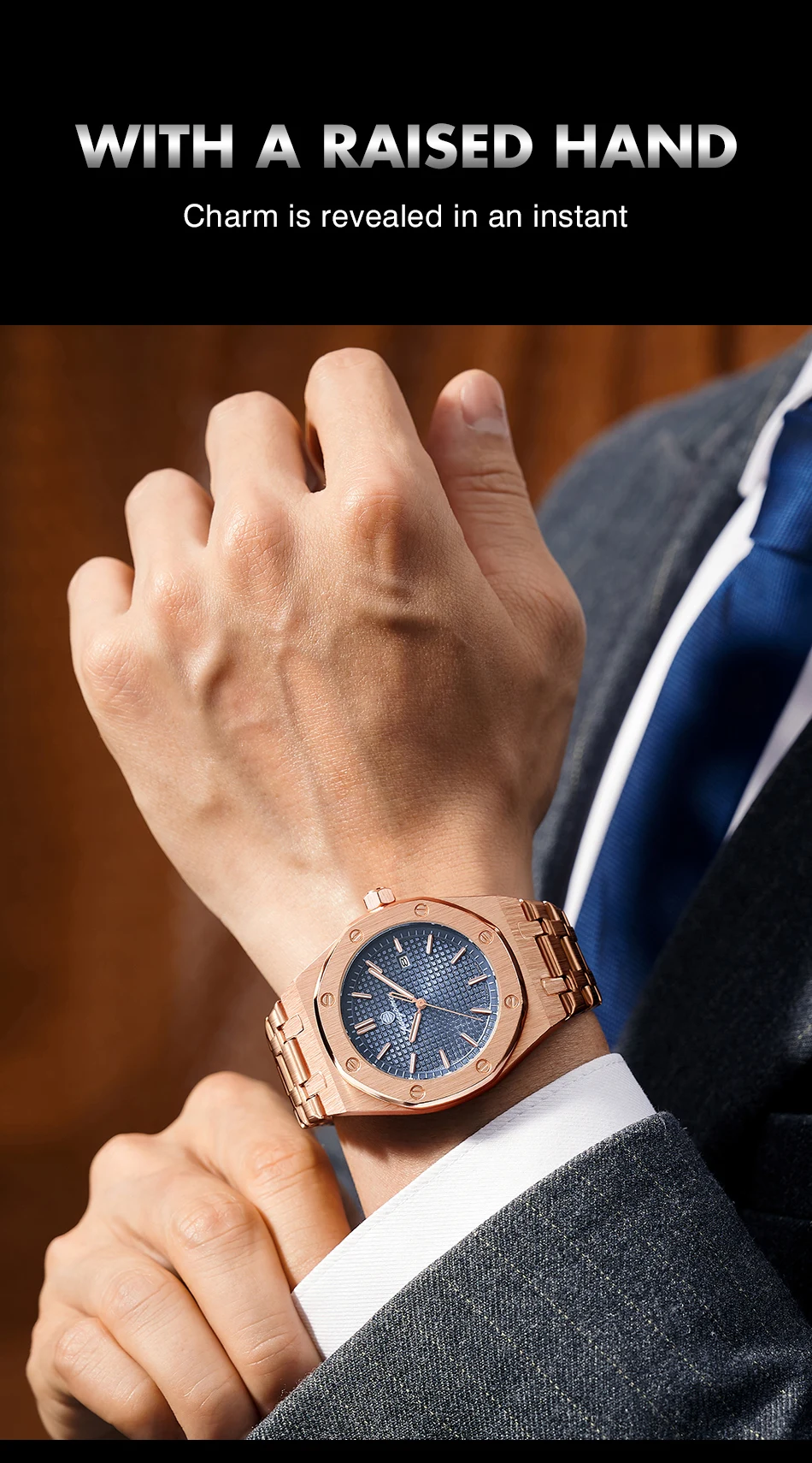 PAAZOMU Luxury Quartz Man Wristwatch Sport Men Watches Waterproof Luminous Date Week Stainless Steel Men's Watch Male Reloj+box