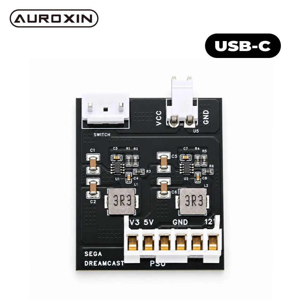 DreamPSU USB C 12V3A Power Supply Board For SEGA Dreamcast Game Console Power Supply Replacement For DC