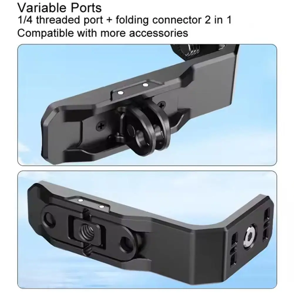 Magnetic Mount Adapter For Insta360X5/4 Horizontal And Vertical Shooting Bracket For Insta X5 Sports Camera Accessories L-Shaped