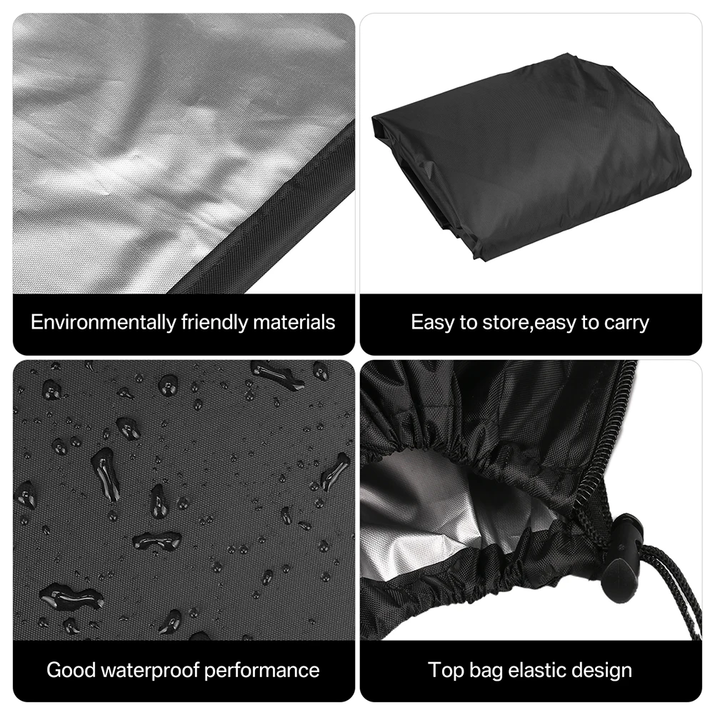 Patio Hanging Egg Chair Cover Waterproof 210D Heavy Duty Windproof Single/Double Swing Seat Chair Slipcover Garden Dust Protect