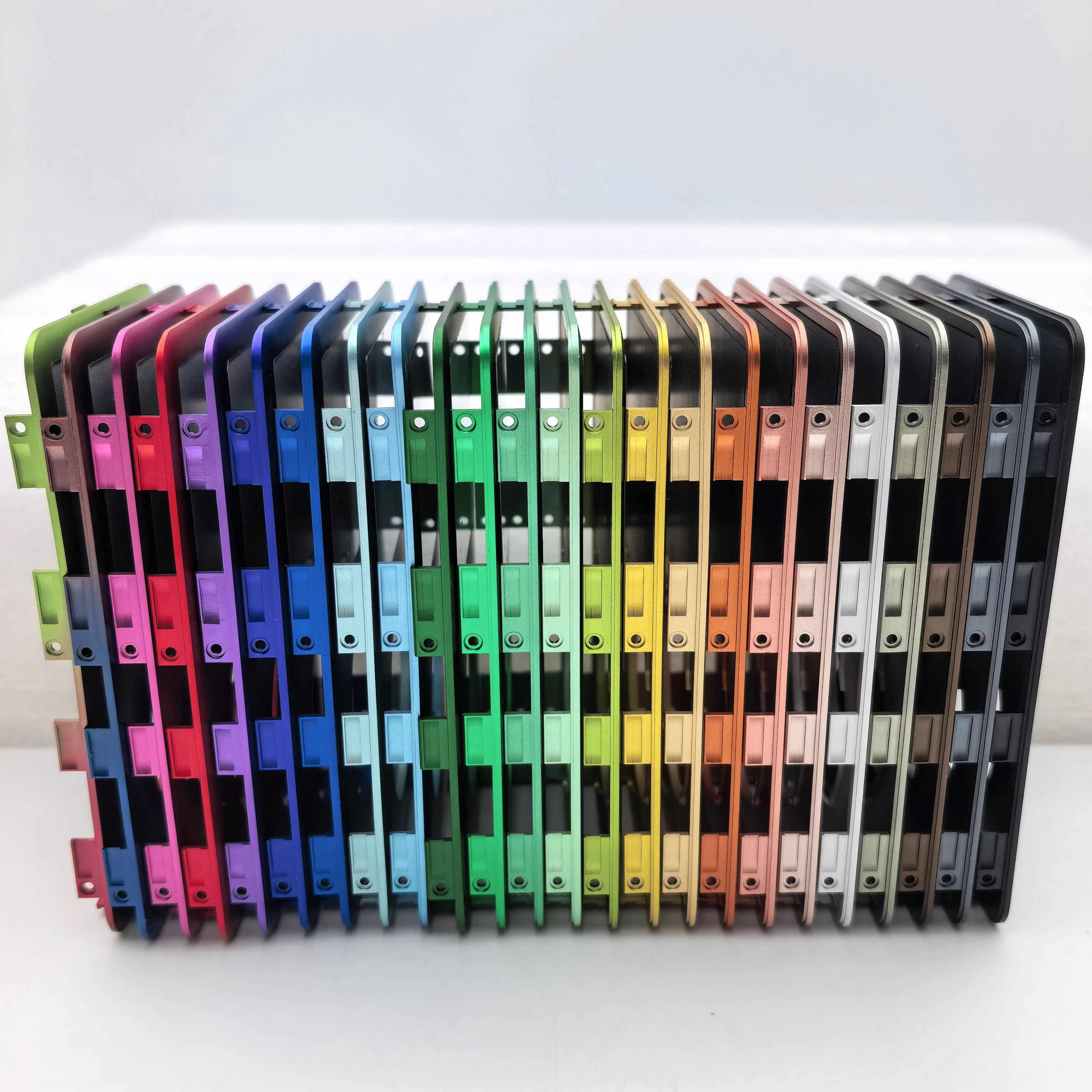 Metal Front Faceplate for iPod Classic with Center button, Multi-Color Housing Case for 6th/6.5th/7th Gen 80GB 120GB 160GB