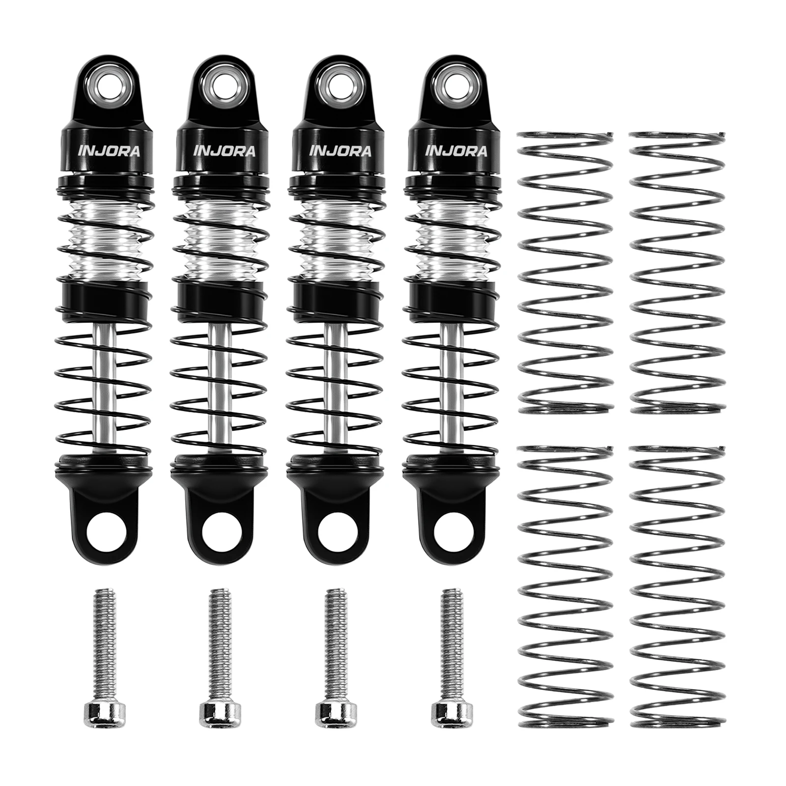INJORA Aluminum 26mm Oil Shocks for 1/30 Axial SCX30