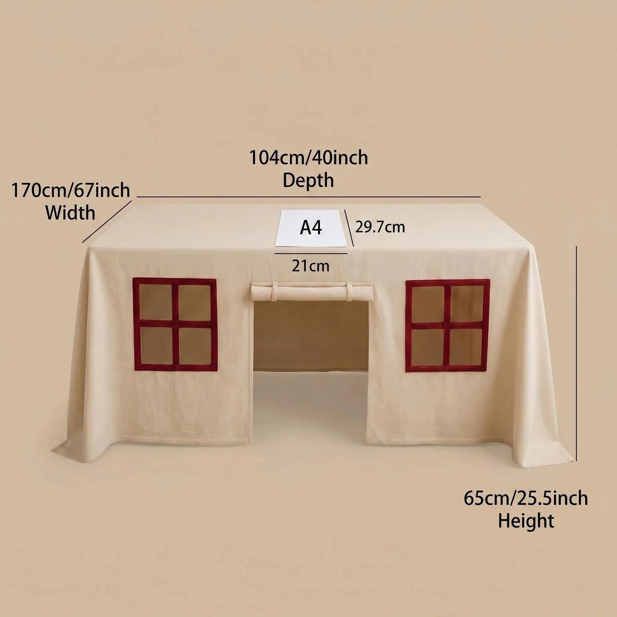 Large Tablecloth Game Room Children's Desk Castle Cover Tablecloth Tent Suitable For Restaurants, Birthdays, Indoor And Outdoor