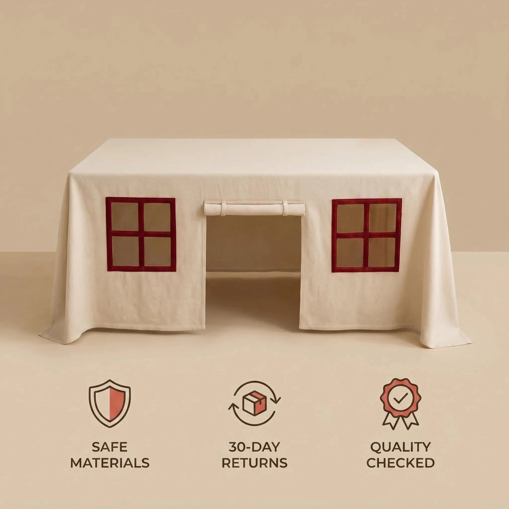 Large Tablecloth Game Room Children's Desk Castle Cover Tablecloth Tent Suitable For Restaurants, Birthdays, Indoor And Outdoor