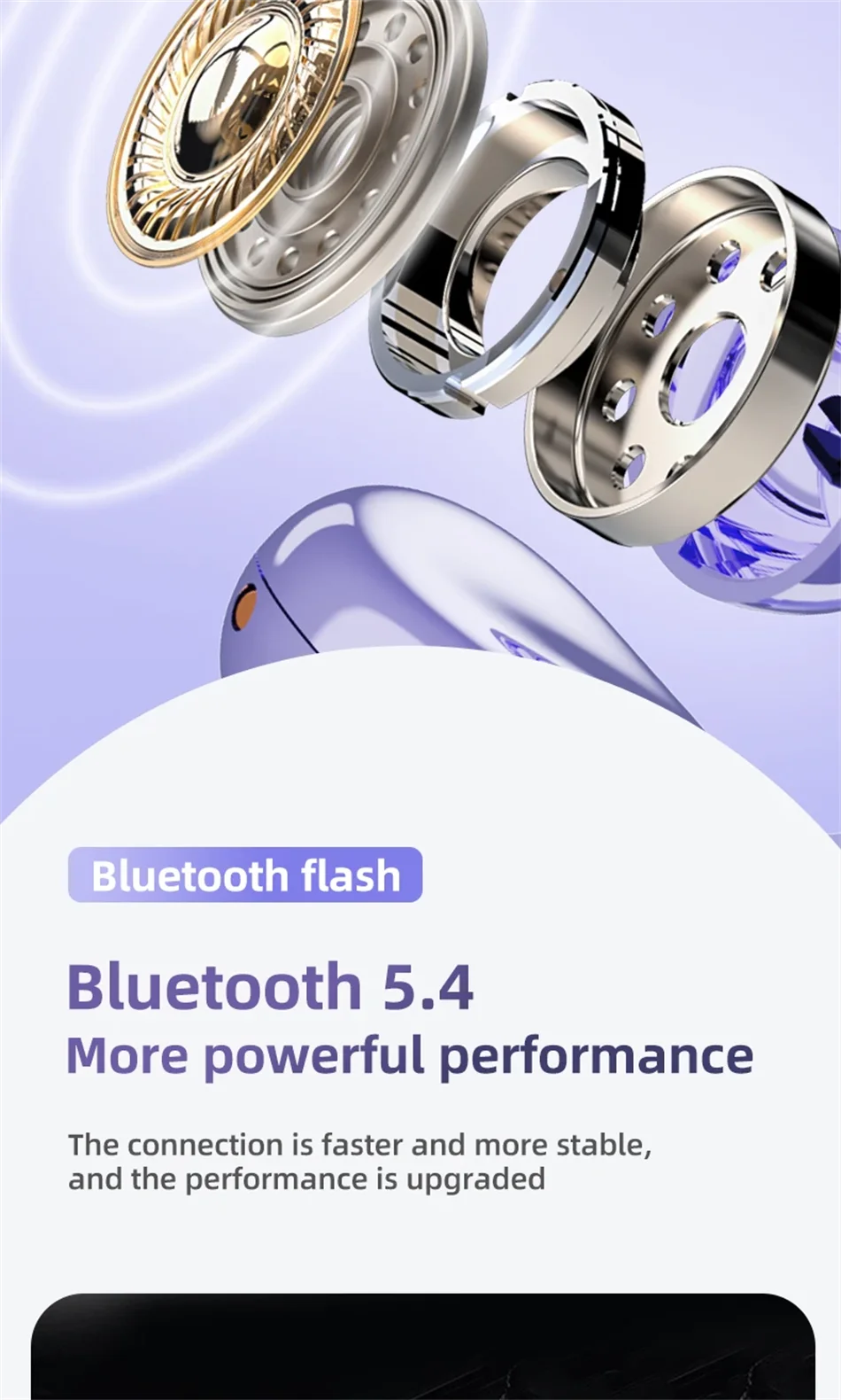 TA410 Lenovo Clip-on Sports Fashion Headphone Hanging Earplugs TWS HIFI ACC Stereo HD Call Smart Headphone Valentine's Day Gifts
